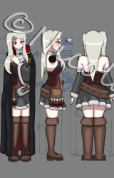 Fantasy Character Reference Sheet: Lucy